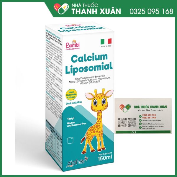 Calcium Liposomial - viên uống bổ sung canxi